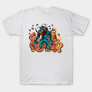 Dragonwolf Demon Monster T-Shirt